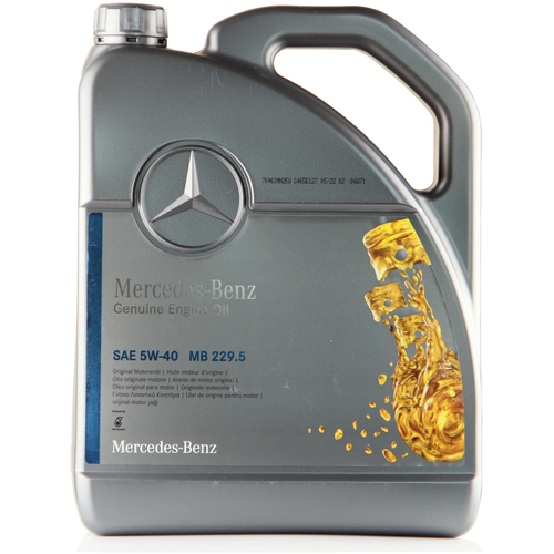 Полусинтетическое моторное масло Mercedes-Benz MB 229.5 5W-40, 5 л, 1 шт. Полусинтетическое моторное масло Mercedes-Benz MB 229.5 5W-40, 5 л, 1 шт.