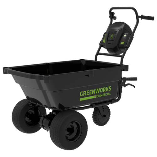 Самоходная аккумуляторная садовая тележка GREENWORKS 82GC 82V (106 Л) без АКБ И ЗУ Самоходная аккумуляторная садовая тележка GREENWORKS 82GC 82V (106 Л) без АКБ И ЗУ