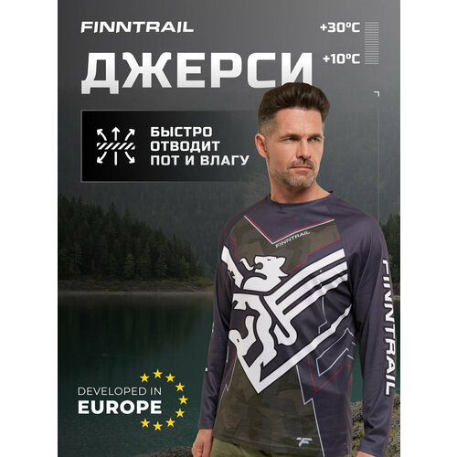 Джерси мужское JERSEY футболка спортивная с длинными рукавами для рыбалки, мото, эндуро, велосипеда Джерси мужское JERSEY футболка спортивная с длинными рукавами для рыбалки, мото, эндуро, велосипеда