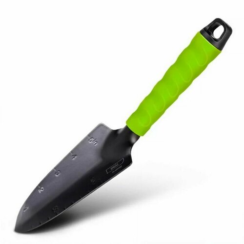 Лопатка садовая узкая с глубиномером 30см Deli DL580812 (защита от ржавчины, противоскользящая рукоять) Лопатка садовая узкая с глубиномером 30см Deli DL580812 (защита от ржавчины, противоскользящая рукоять)