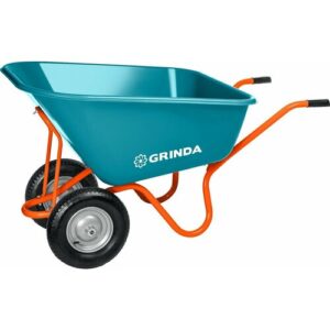 Тачка садовая GRINDA GP-1, кузов увеличенного объема 260л, г/п 120кг, ударопрочный пластик, PROLine (422401)