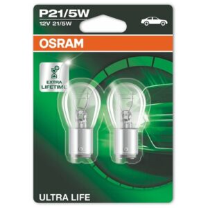 Лампа автомобильная накаливания OSRAM Ultra Life 7528ULT P21/5 21/5W P21/5W 3200K 2 шт.