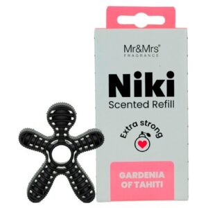 Сменный блок для ароматизатора в машину Mr&Mrs Fragrance NIKI GARDENIA of TAHITI (Гардения Таити)