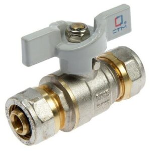 Кран шаровый  СТМ CWPB зажимной, латунь     30 см 1 шт. Ду 15 (1/2") зажимной