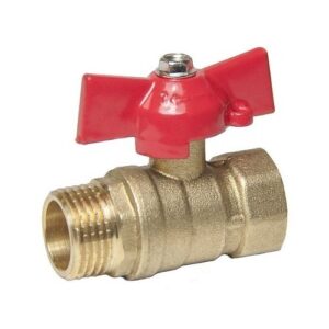 Кран шаровый  Оптима SOFMB комбинированный, латунь     5.2 см Ду 20 (3/4") комбинированный
