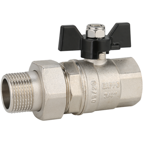 Кран Gappo G219.05 Американка с бабочкой, 3/4" Кран Gappo G219.05 Американка с бабочкой, 3/4"