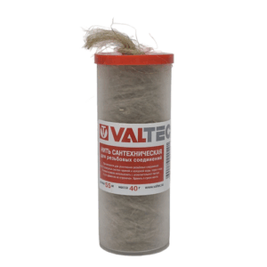 Нить сантехническая льняная Valtec 55 м, для резьбовых соединений (VT. FLAX.0.055) Нить сантехническая льняная Valtec 55 м, для резьбовых соединений (VT. FLAX.0.055)