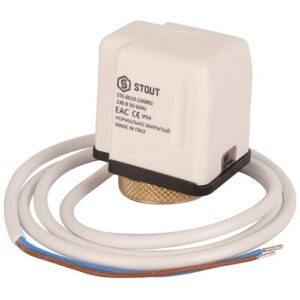 Сервопривод, соединение STOUT STE-0010-230001 1 шт. 1 м прямой белый