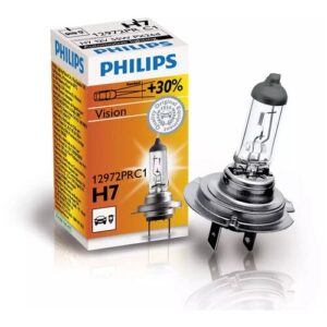 Лампа автомобильная галогенная Philips Vision +30% 12972PRC1 H7 12V 55W H7/T11/H4 3200K 1 шт. Лампа автомобильная галогенная Philips Vision +30% 12972PRC1 H7 12V 55W H7/T11/H4 3200K 1 шт.