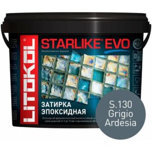 Затирка эпоксидная Литокол Starlike Evo 5 кг серая S.130
