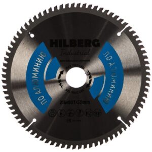 Диск пильный Industrial Алюминий 216x30 мм; 80Т Hilberg