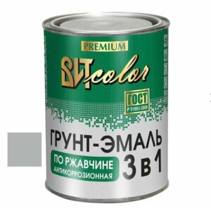 Грунт-эмаль по ржавчине ВИТcolor 3в1 серая 0,8 кг