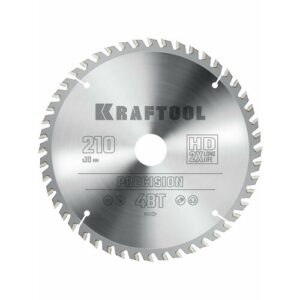 KRAFTOOL Precision, 210 х 30 мм, 48Т, пильный диск по дереву (36952-210-30)