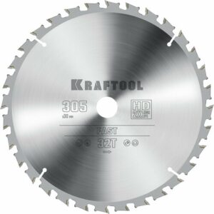 KRAFTOOL Fast, 305 х 30 мм, 32Т, пильный диск по дереву (36950-305-30) KRAFTOOL Fast, 305 х 30 мм, 32Т, пильный диск по дереву (36950-305-30)