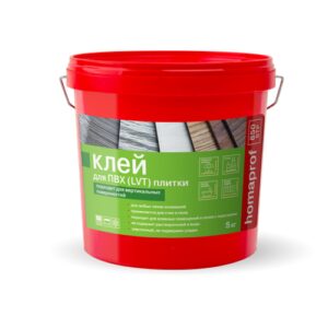 Клей Homaprof 850 STP для модульных ПВХ-покрытий (LVT, кварц-винил) 5кг. 850