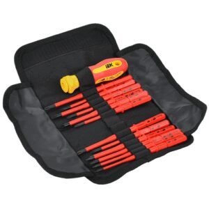IEK Отвертка диэлектрическая с жалами SLIM 13шт ARMA2L 5 / IEK 4610084276145 IEK Отвертка диэлектрическая с жалами SLIM 13шт ARMA2L 5 / IEK 4610084276145