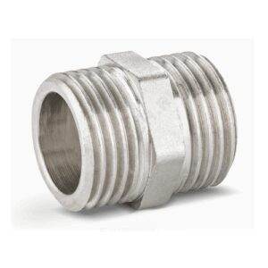 Ниппель латунь никель Ду 20 (3/4") НР LD LD.67.501.20
