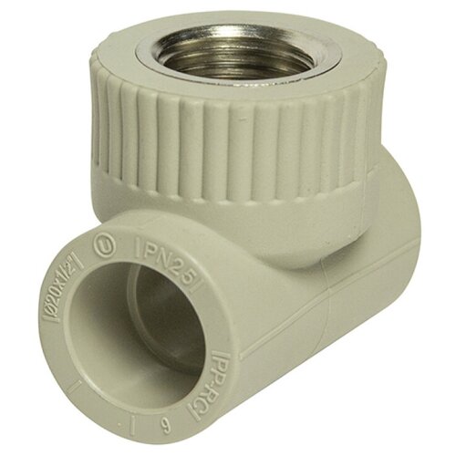Тройник комб. вн 20х1/2'х20 VRT® /EVER® plast серый (Россия) Тройник комб. вн 20х1/2'х20 VRT® /EVER® plast серый (Россия)