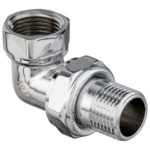 Сгон угловой разъемный (американка) 3/4" вн.-нар. Хром. VALOGIN