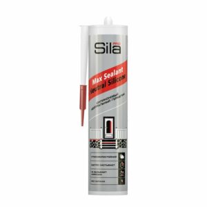 Герметик Sila PRO Max Sealant, Neutral Silicone, силиконовый нейтральный 280 мл. 320 г 280 мл 1 шт. прозрачный