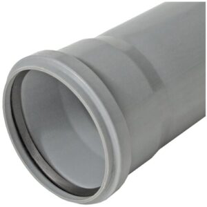 Труба PP-H с раструбом серая BASE Дн 50х1,8х1,0м VALFEX 200500100 Труба PP-H с раструбом серая BASE Дн 50х1,8х1,0м VALFEX 200500100