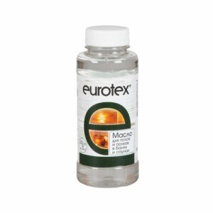 Масло для полов и полков в банях и саунах Eurotex, 0,25 л Масло для полов и полков в банях и саунах Eurotex, 0,25 л