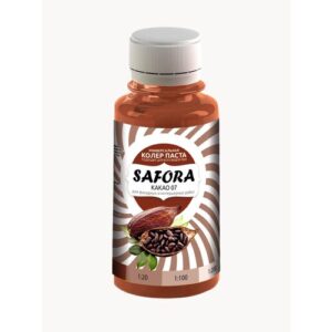 Колеровочная паста 07 какао SAFORA 100мл, колер для краски, штукатурки и других материалов, колер паста