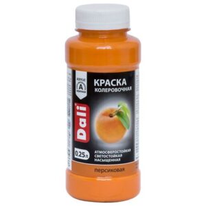 Колеровочная краска DALI акриловая, персиковый, 0.25 л, 0.4 кг
