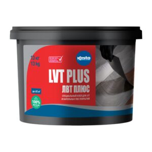 Клей для LVT плитки и напольных покрытий Kiilto LVT Plus 13 кг.