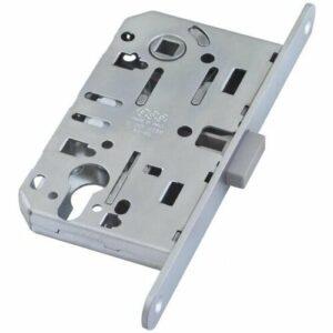 Корпус замка Agb магнитный под цилиндр MEDIANA POLARIS B06103.50.34.567 с ответной планк B02402.05 (мат хр)