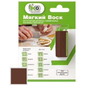 Мягкий воск для реставрации деревянных, ламинированных, пластиковых поверхностей Master Good (1шт) венге 146