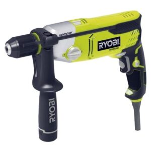 Дрель ударная RYOBI RPD1200K, 1200 Вт зеленый кейс